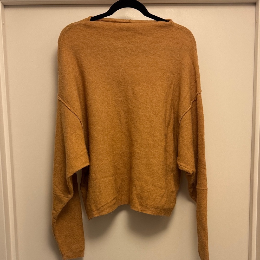 Free People Mustard Sweater